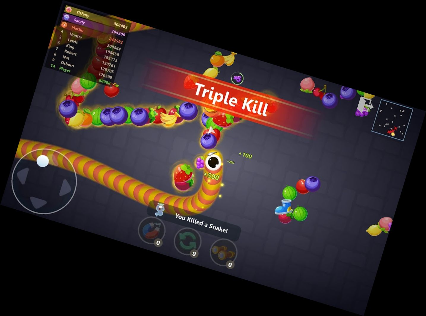 Insatiable Snake Battle Worms.io Game