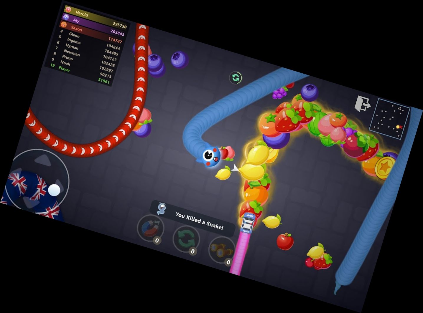 Schlangenkrieg - Hungriger Wurm.io