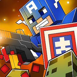 Герой Пиксель против Зом