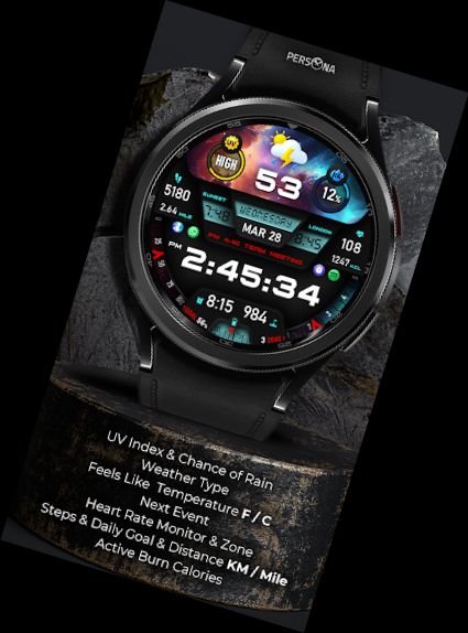 Digital WatchFace PER27 Galaxy