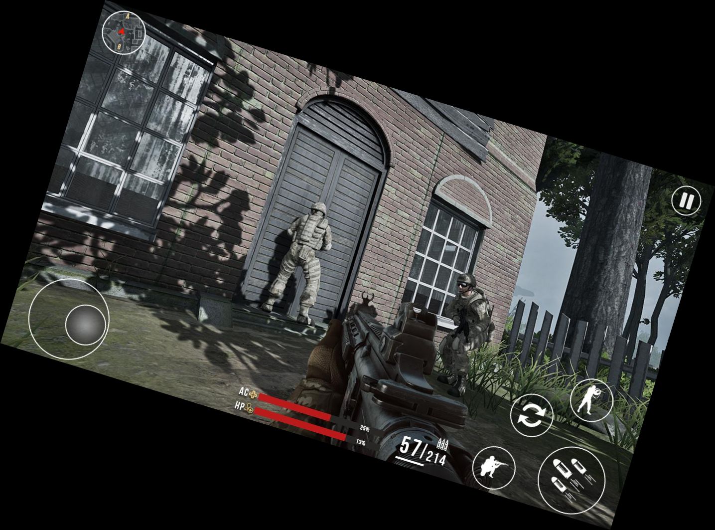 Moderne Kommandotruppen Kampf Kriegsf