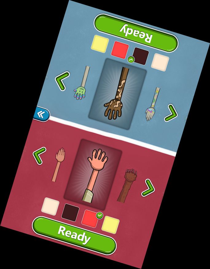 Червоні долоні – ігри для двох