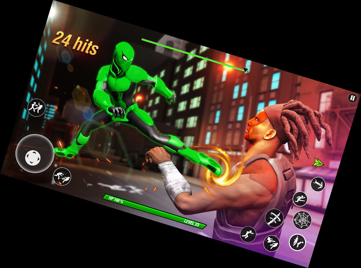 Superhelden-Kämpfer: Spinnen-Seil