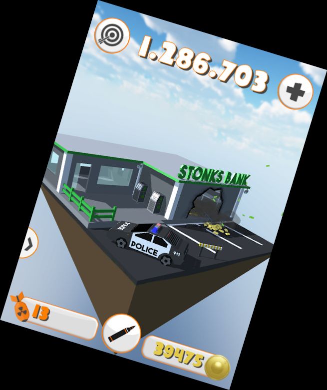 Zerstöre es – Physik-Simulation