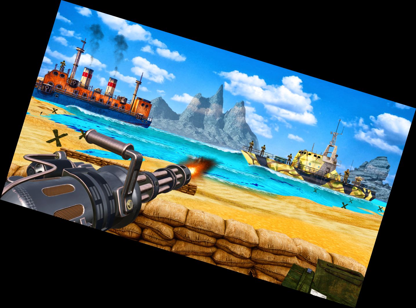 Strandkrieg: Ego-Shooter 3D