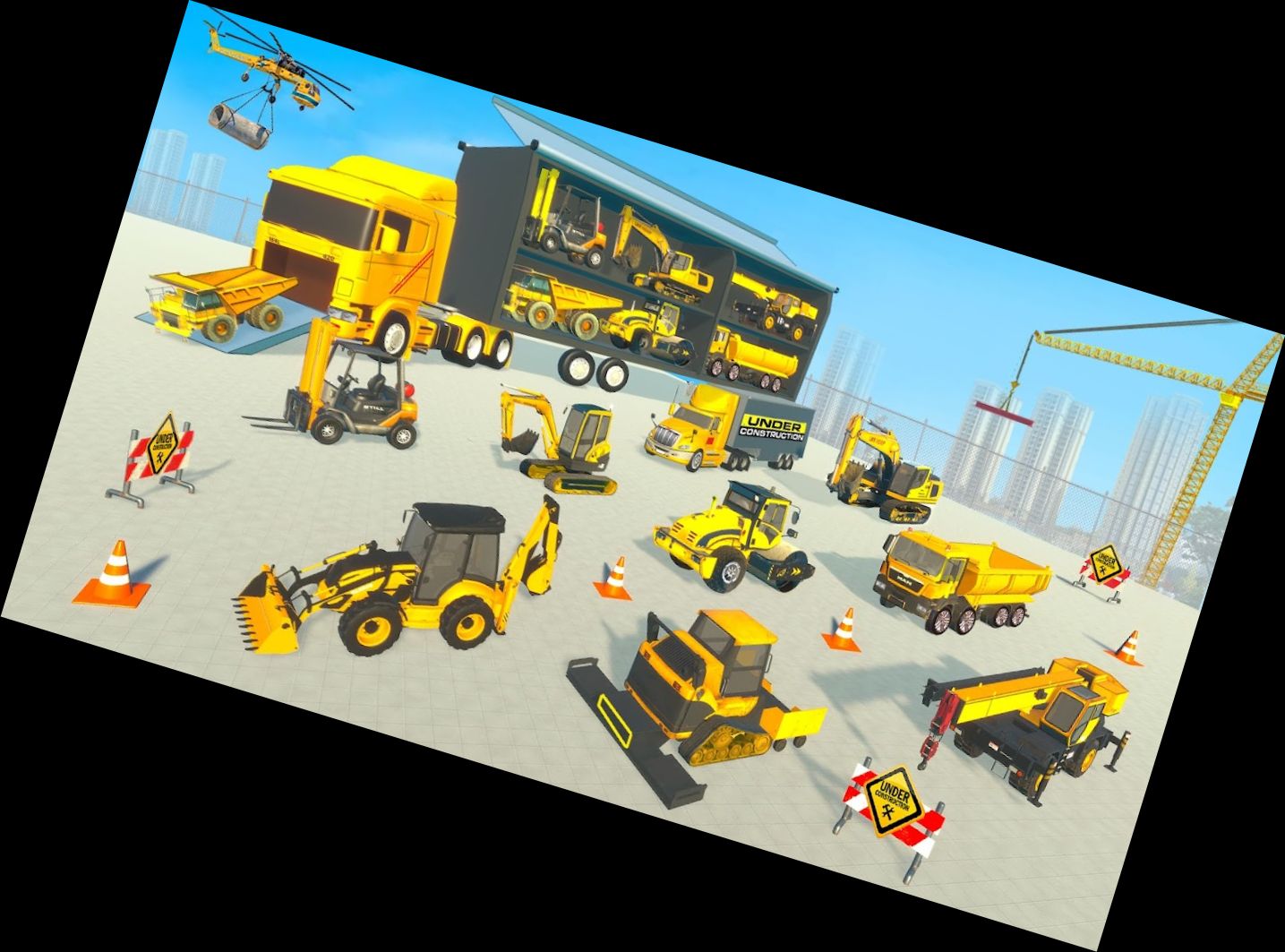 3D Excavator Truck Driver Simulator