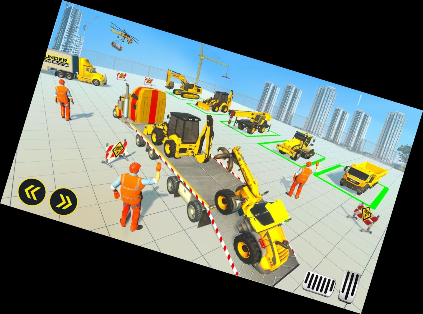 3D Excavator Truck Driver Simulator