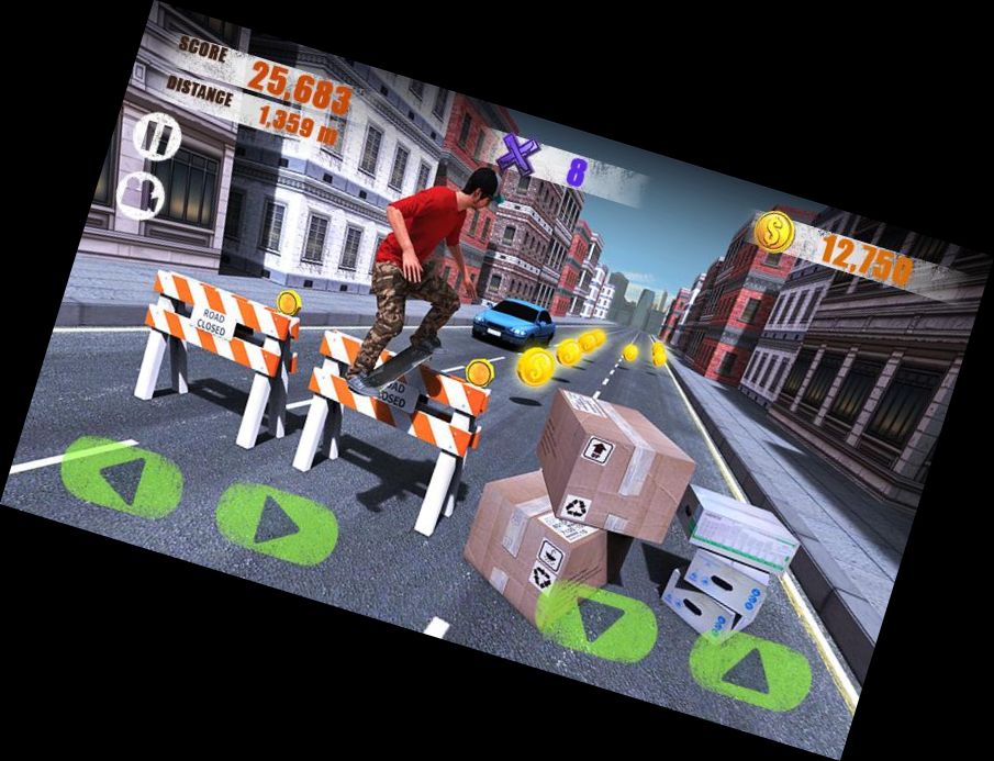 3D City Skater