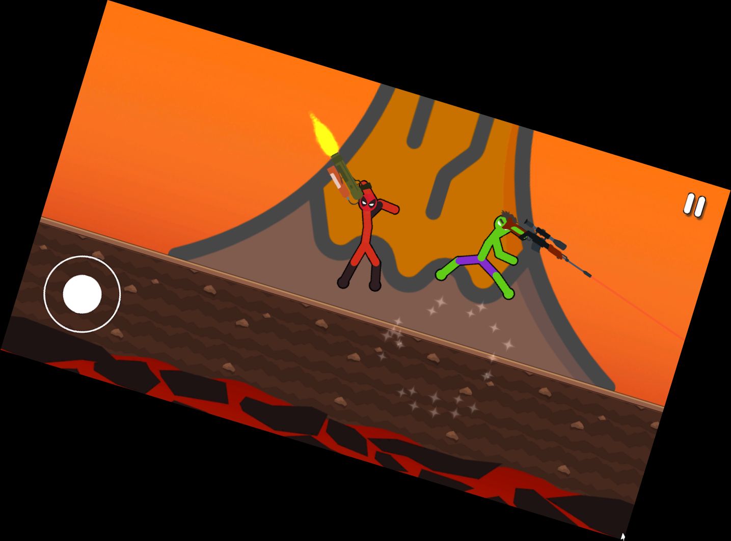 Stickman-Kampf Suprem-Warrior