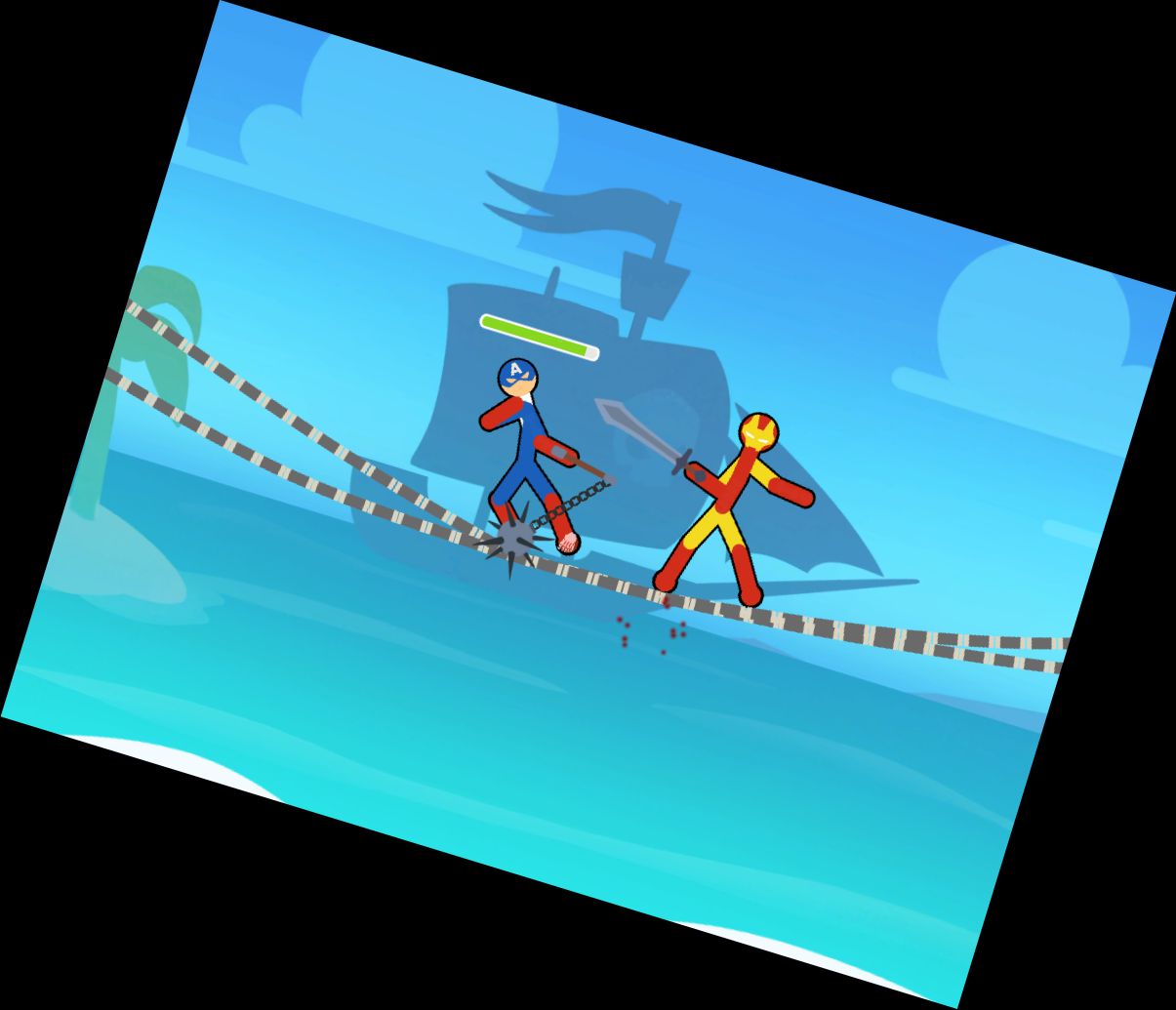 Hombre Palito Guerrero Supremo