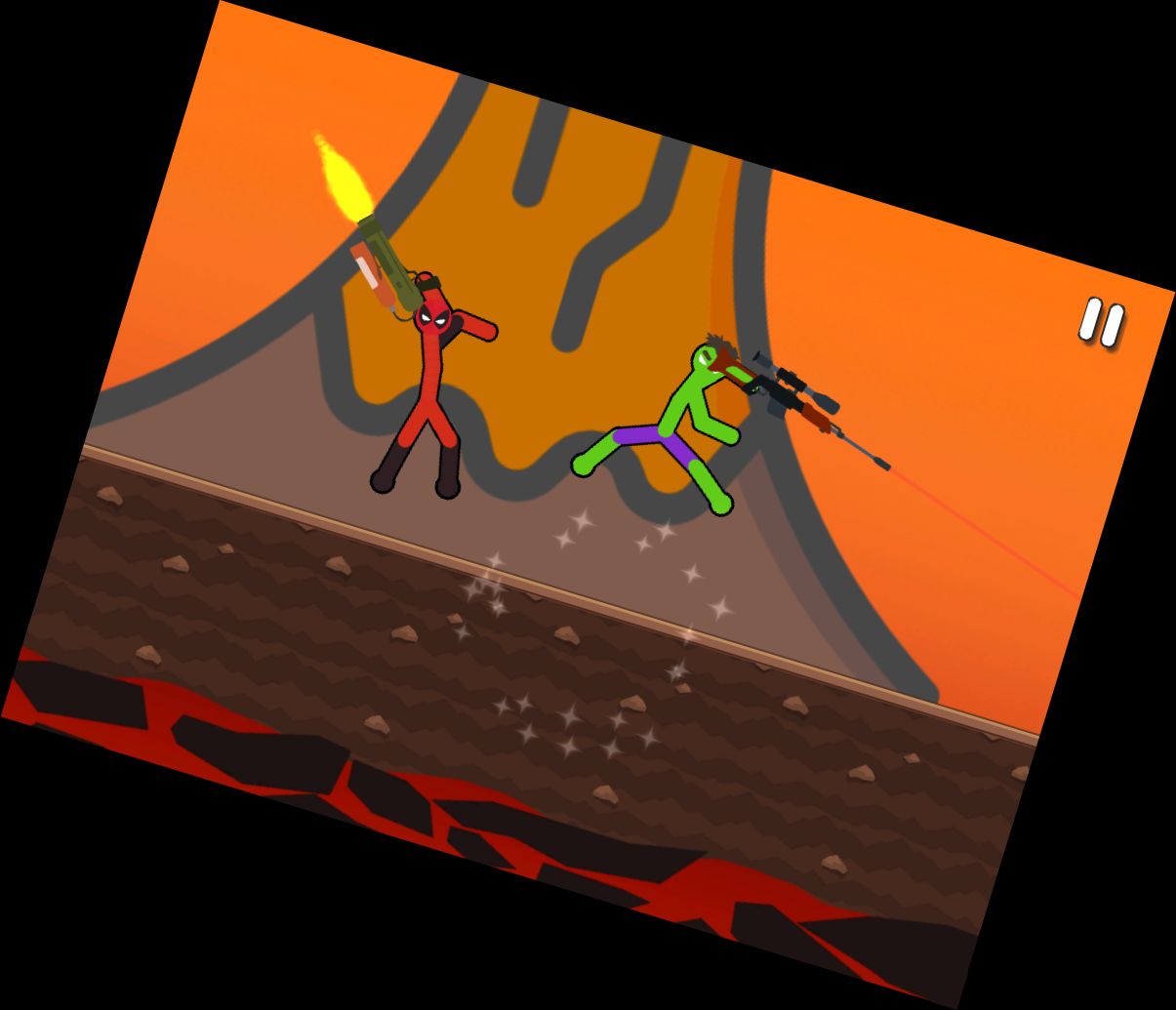 Stickman-Kampf Suprem-Warrior