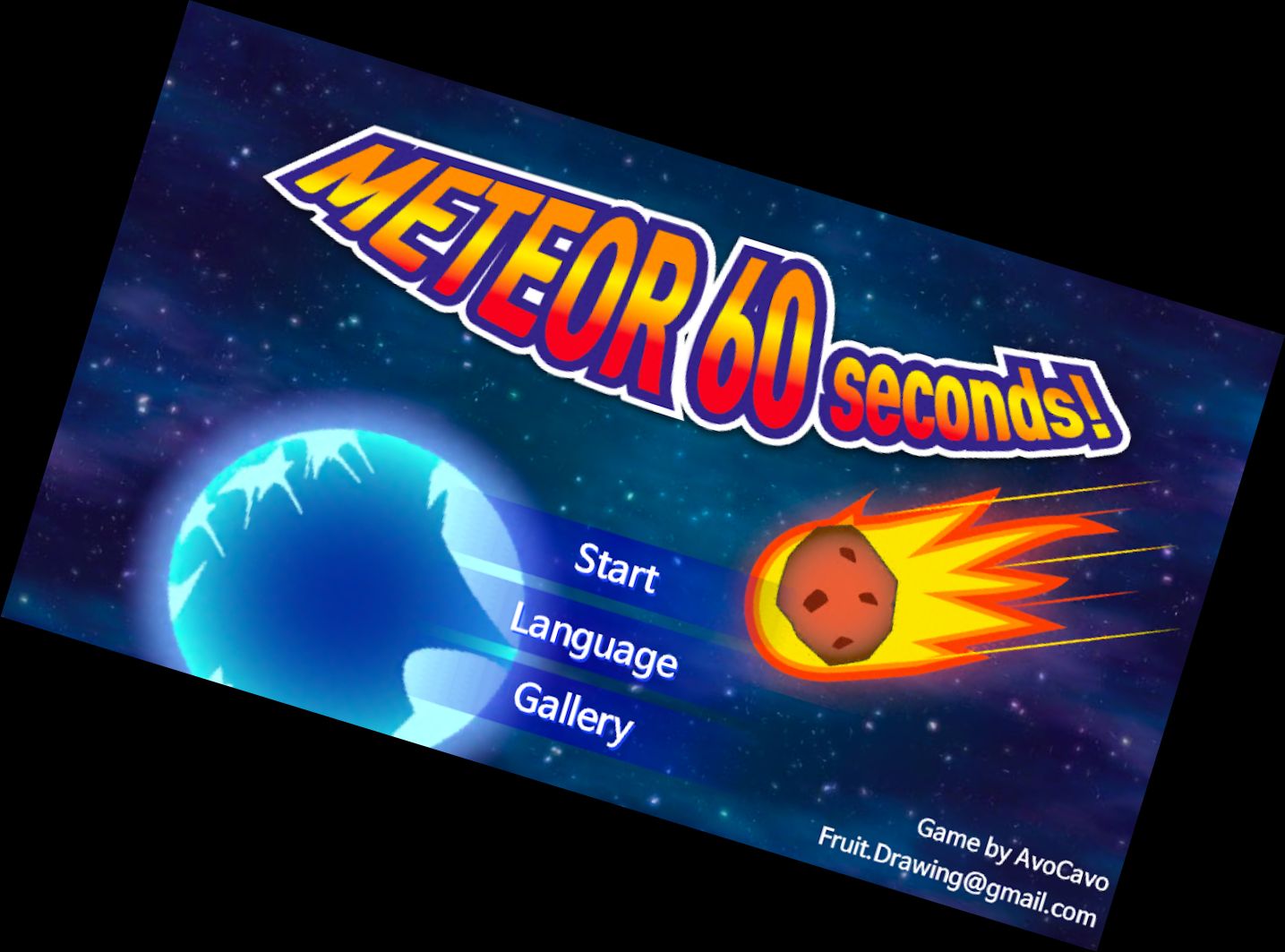Meteor 60 Sekunden!