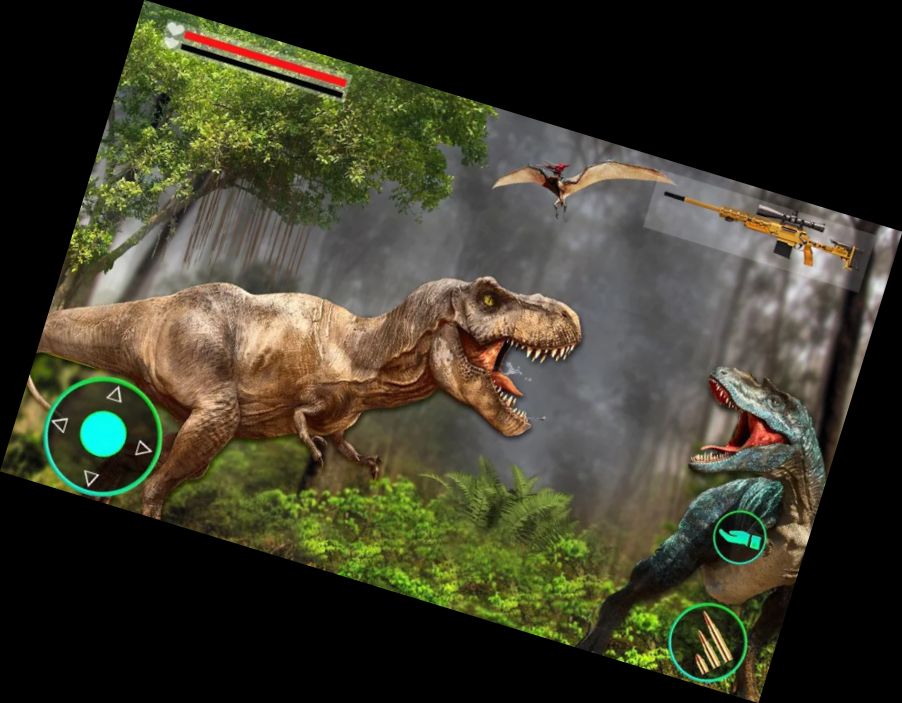 Dinosaurier Jäger Überlebensspiel