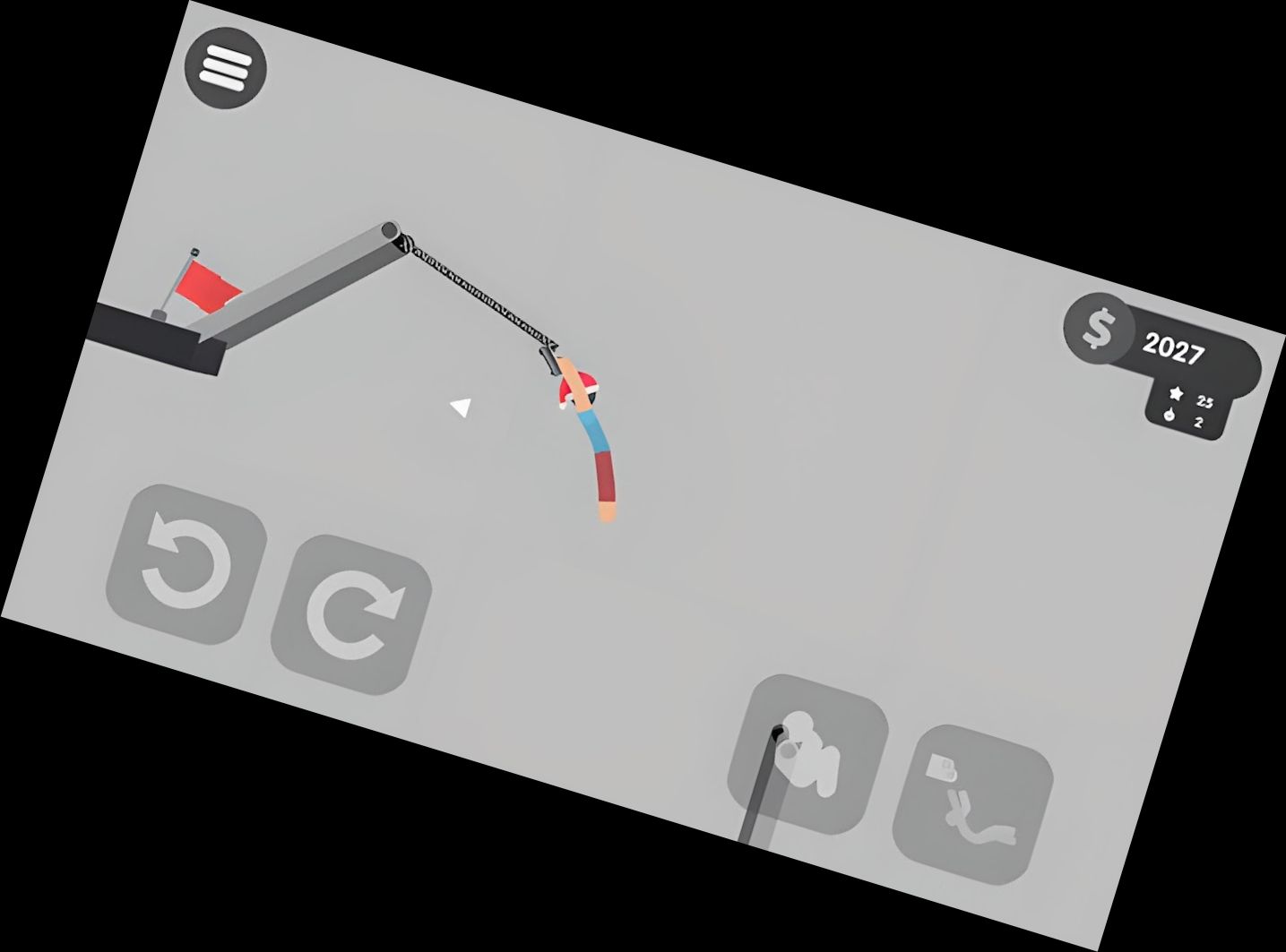 Stickman-Ragdoll-Kampf-Fl