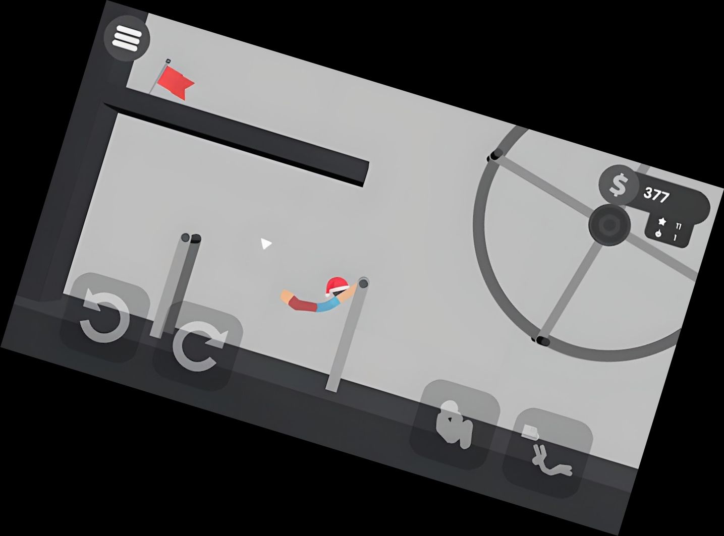 Stickman-Ragdoll-Kampf-Fl