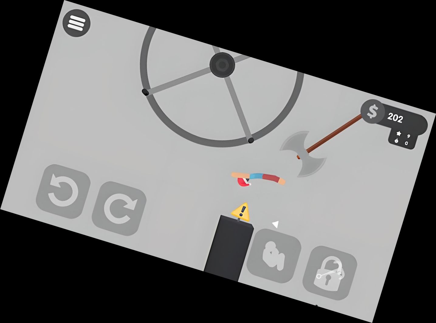 Stickman-Ragdoll-Kampf-Fl