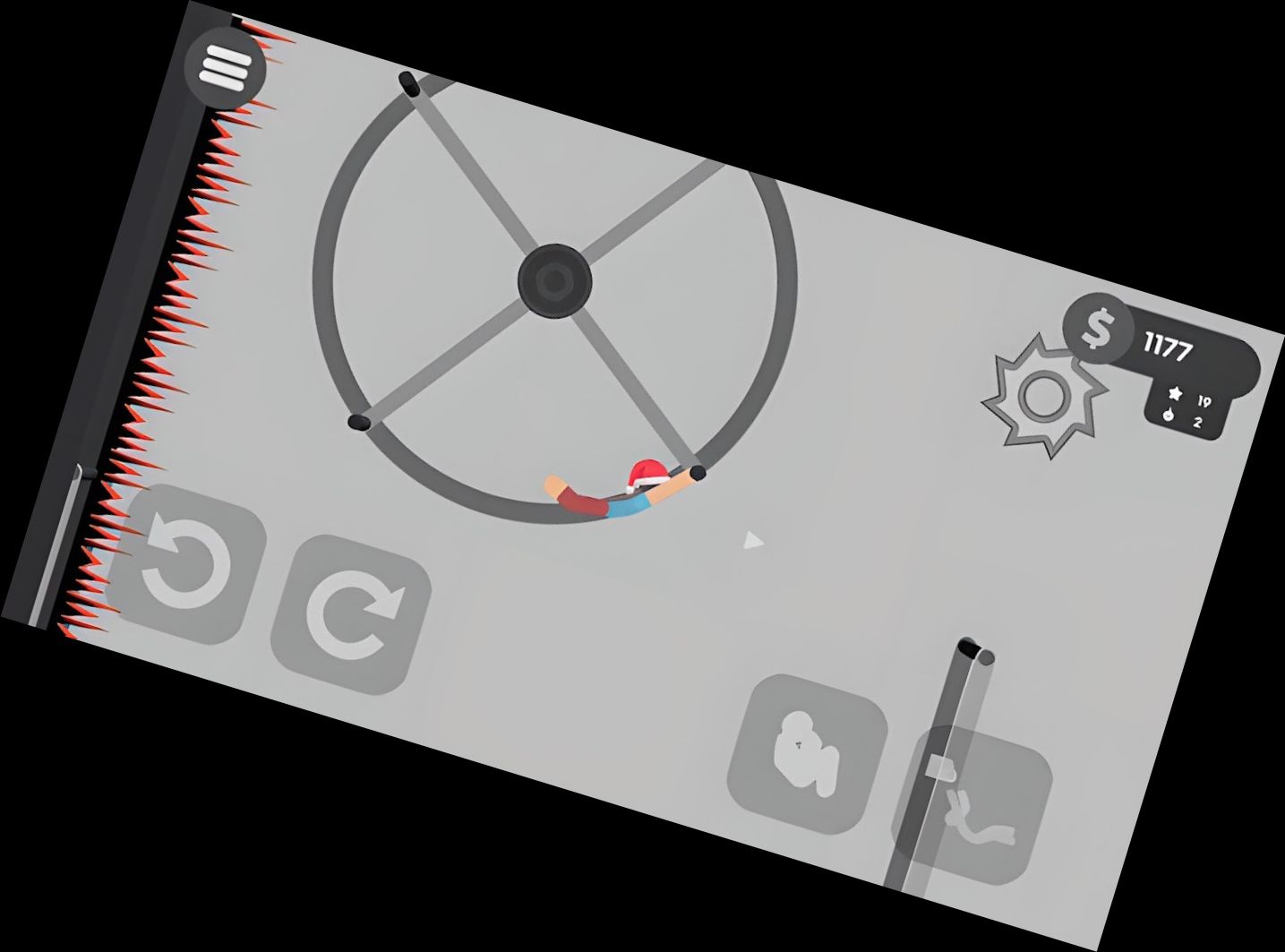 Stickman-Ragdoll-Kampf-Fl