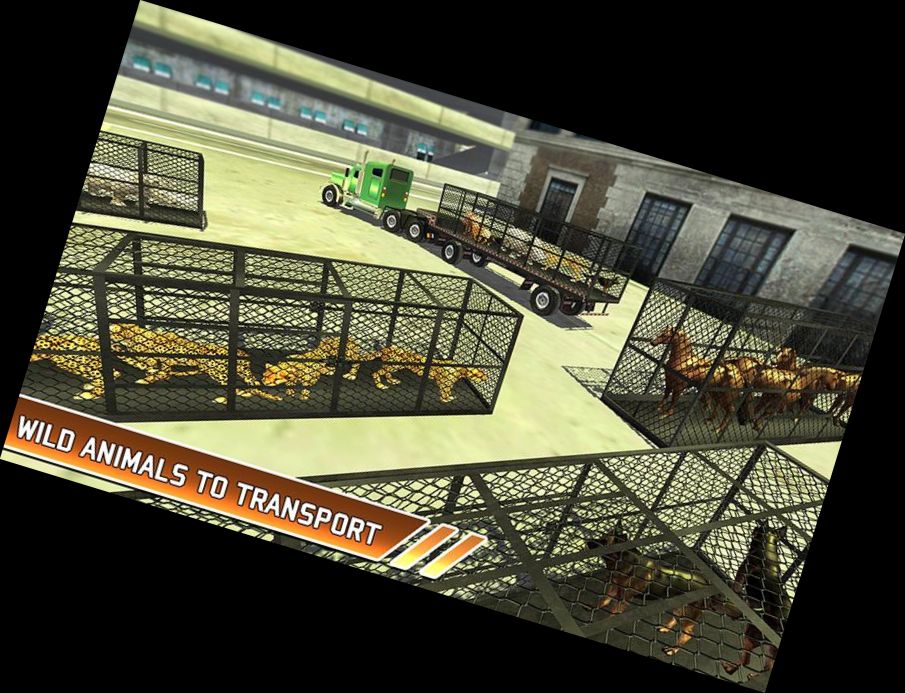 Wildtier-Transport-Lkw