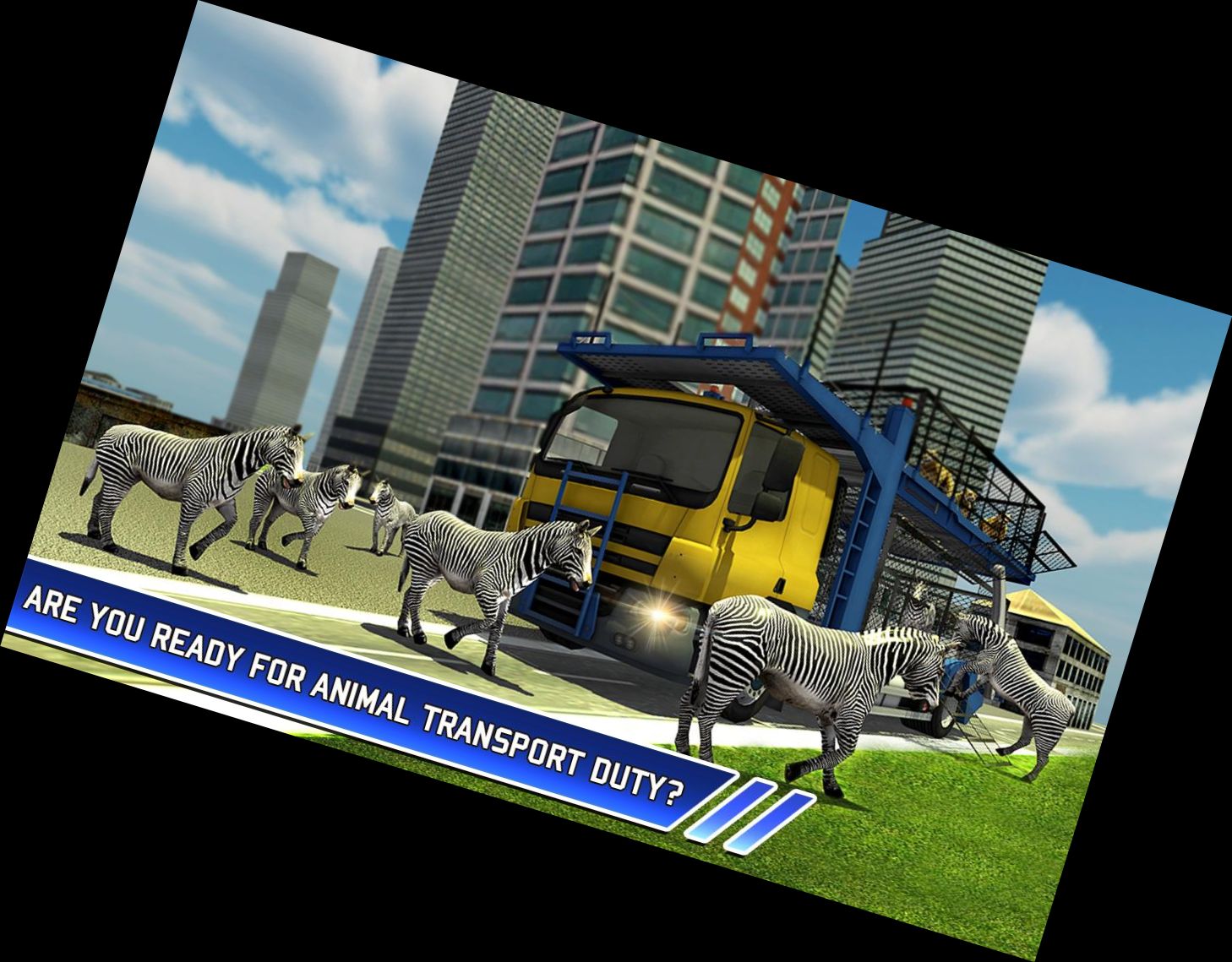 Wildtier-Transport-Lkw