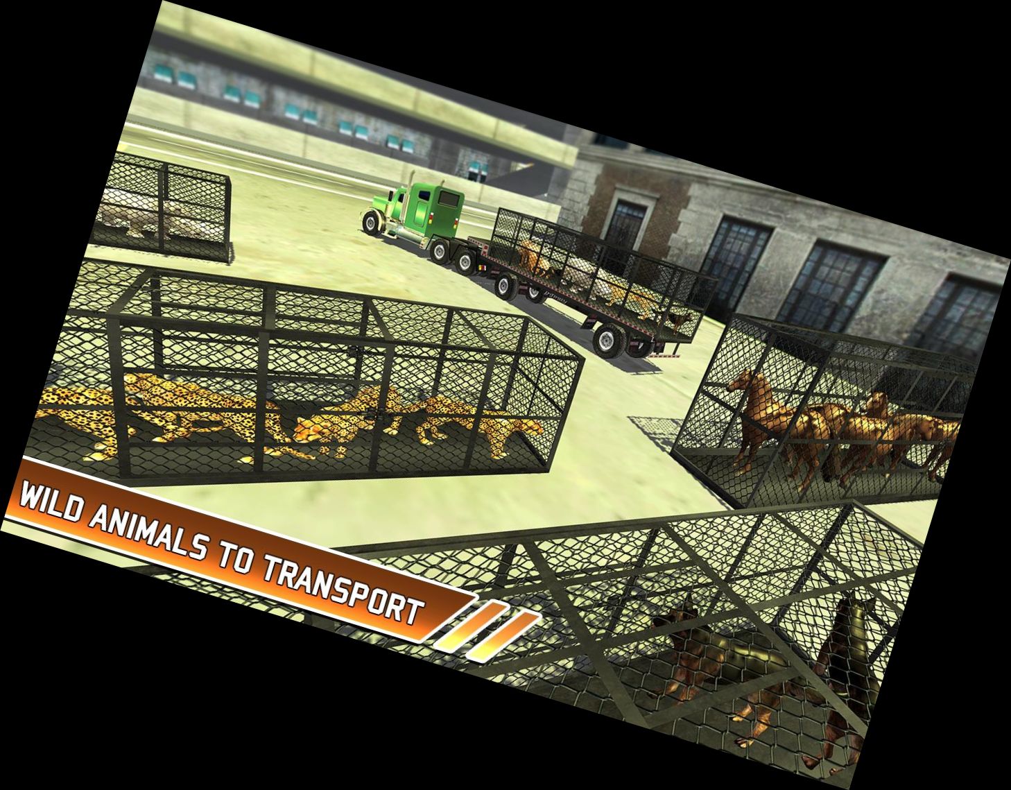 Грузовик для транспортировки диких живот