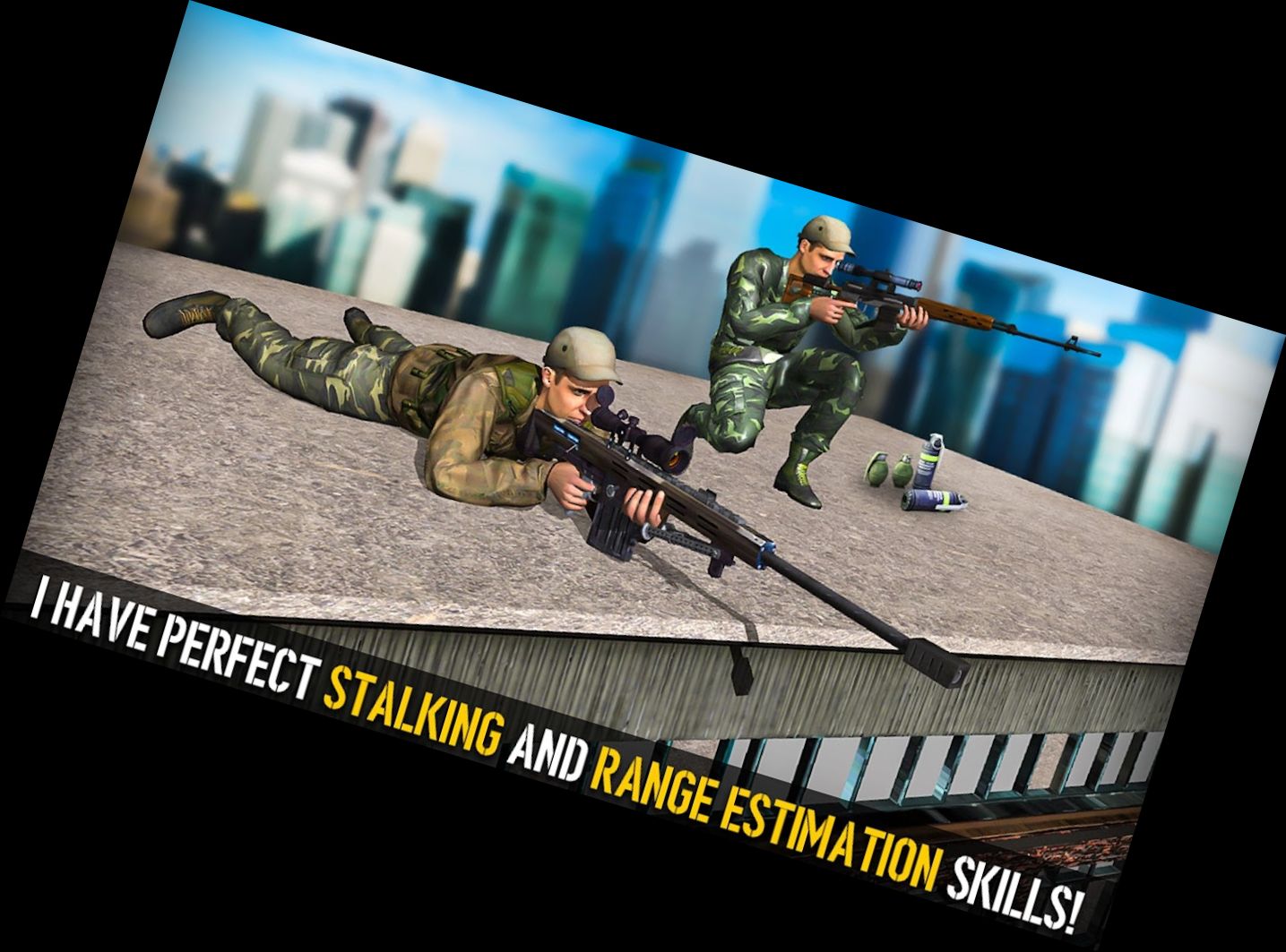 Eliteschütze Sniper Shooter Stadt 3D