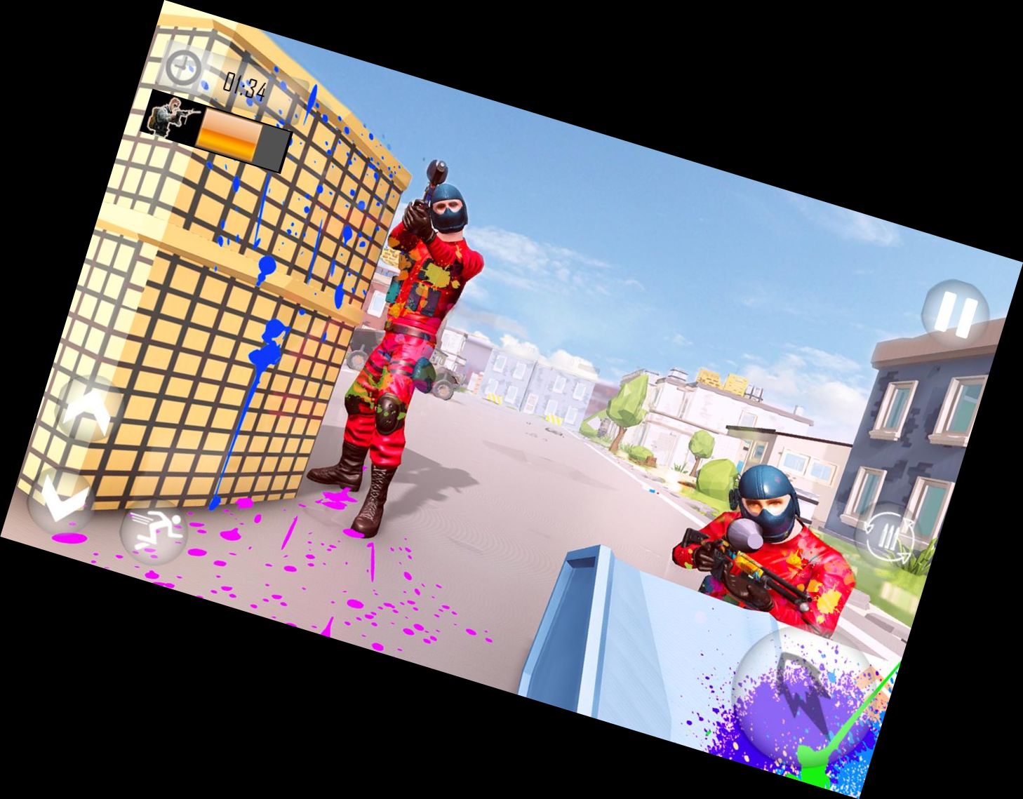 3D Paintball Battle Royale Simulator