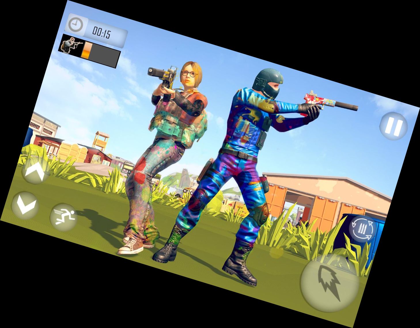 Битва за Paintball Royale 3D Симуля