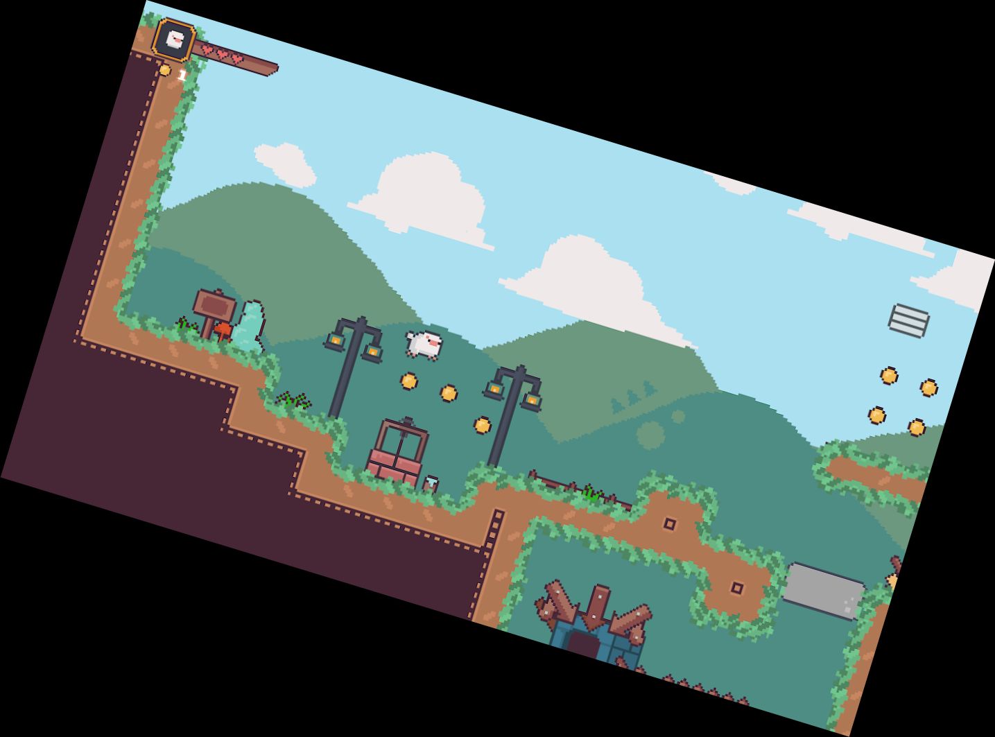 Schafe Rundherum: Laufende Plattform