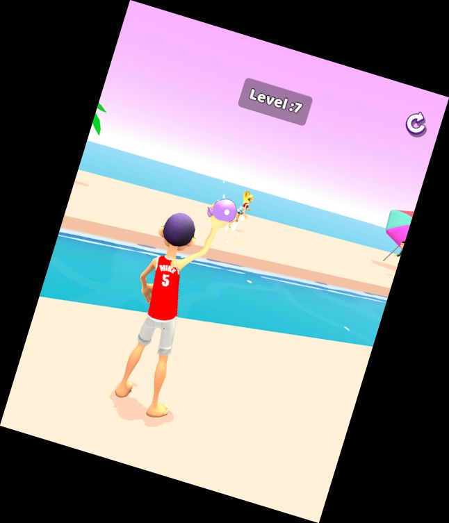 Wasserschlacht der Luftball