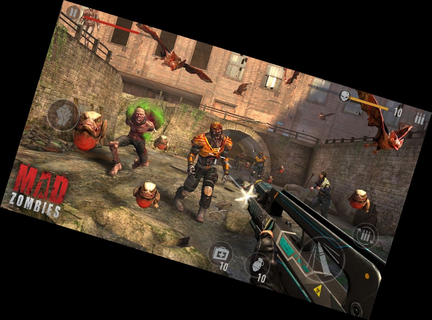 Tote Erhebung: Verrückte Zombies