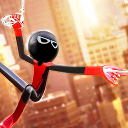 Swing Warrior Stickman Rope Hero Game