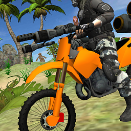 Beach Motorcycle 3D Combat Rider