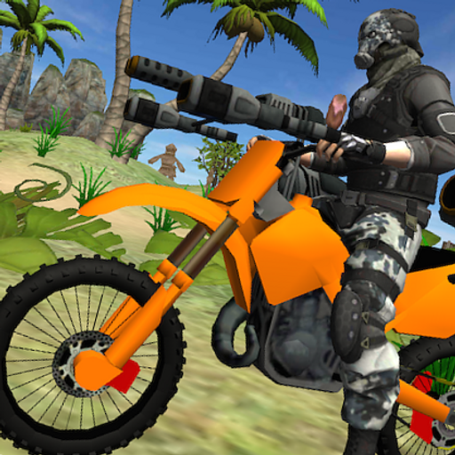 Beach Motorcycle 3D Combat Rider