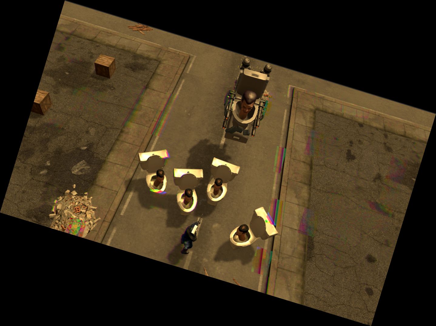 Kamera vs Toilettenkrieg - Shooter