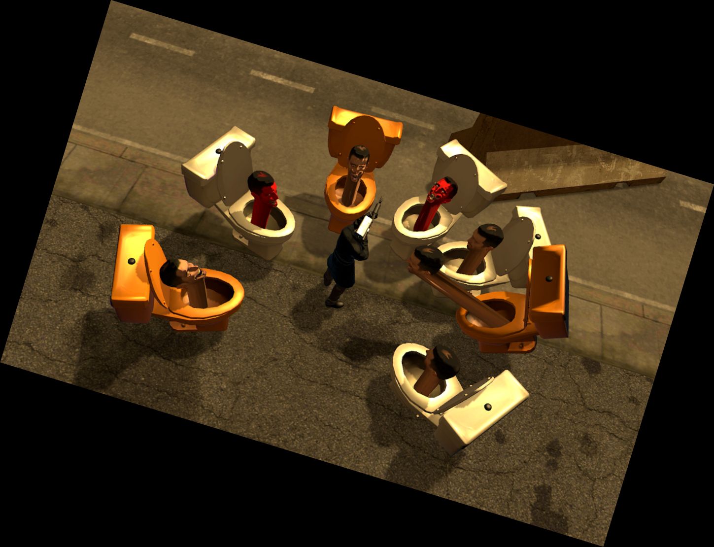 Kamera vs Toilettenkrieg - Shooter