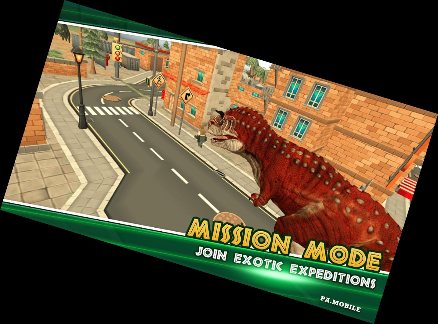 Dino Sim Ciudad de Dinosaurios Devastación