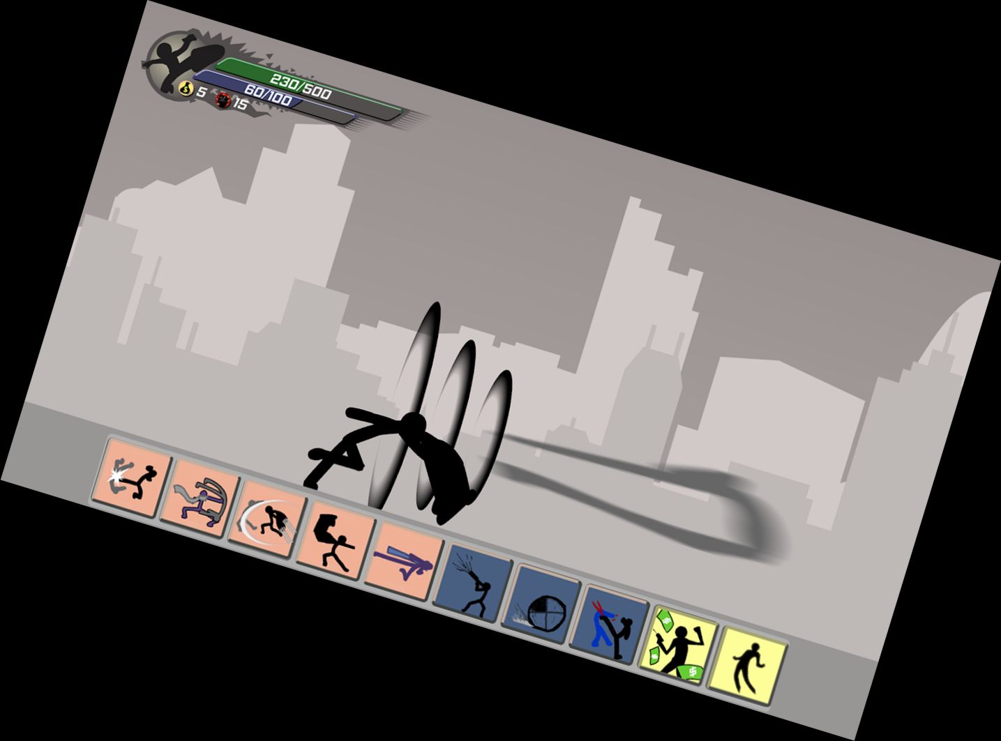 Stickman Epischer Kampf