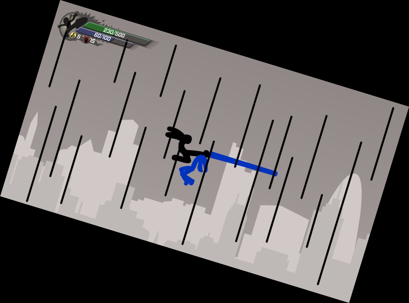 Stickman Epischer Kampf