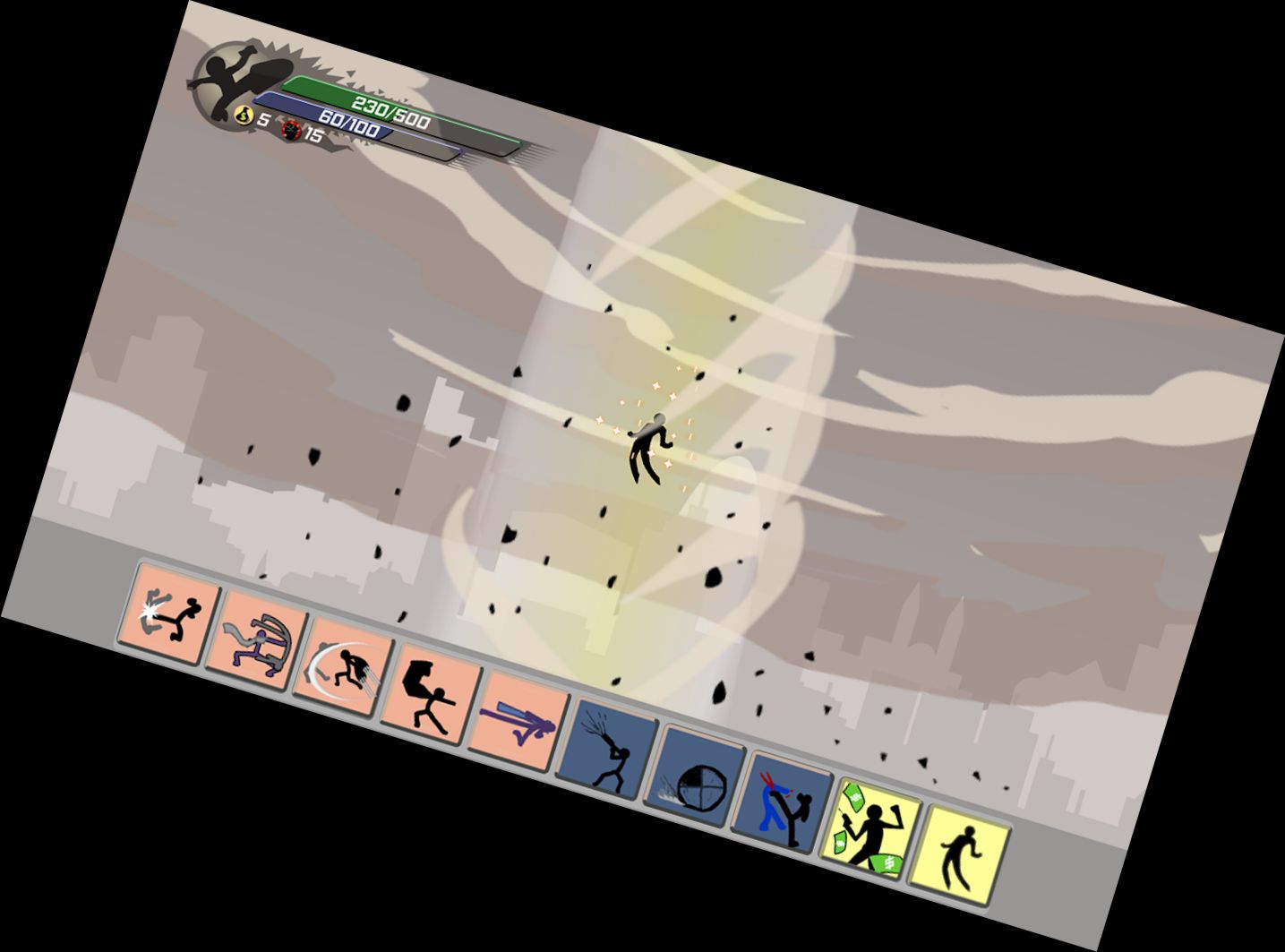 Stickman Epischer Kampf