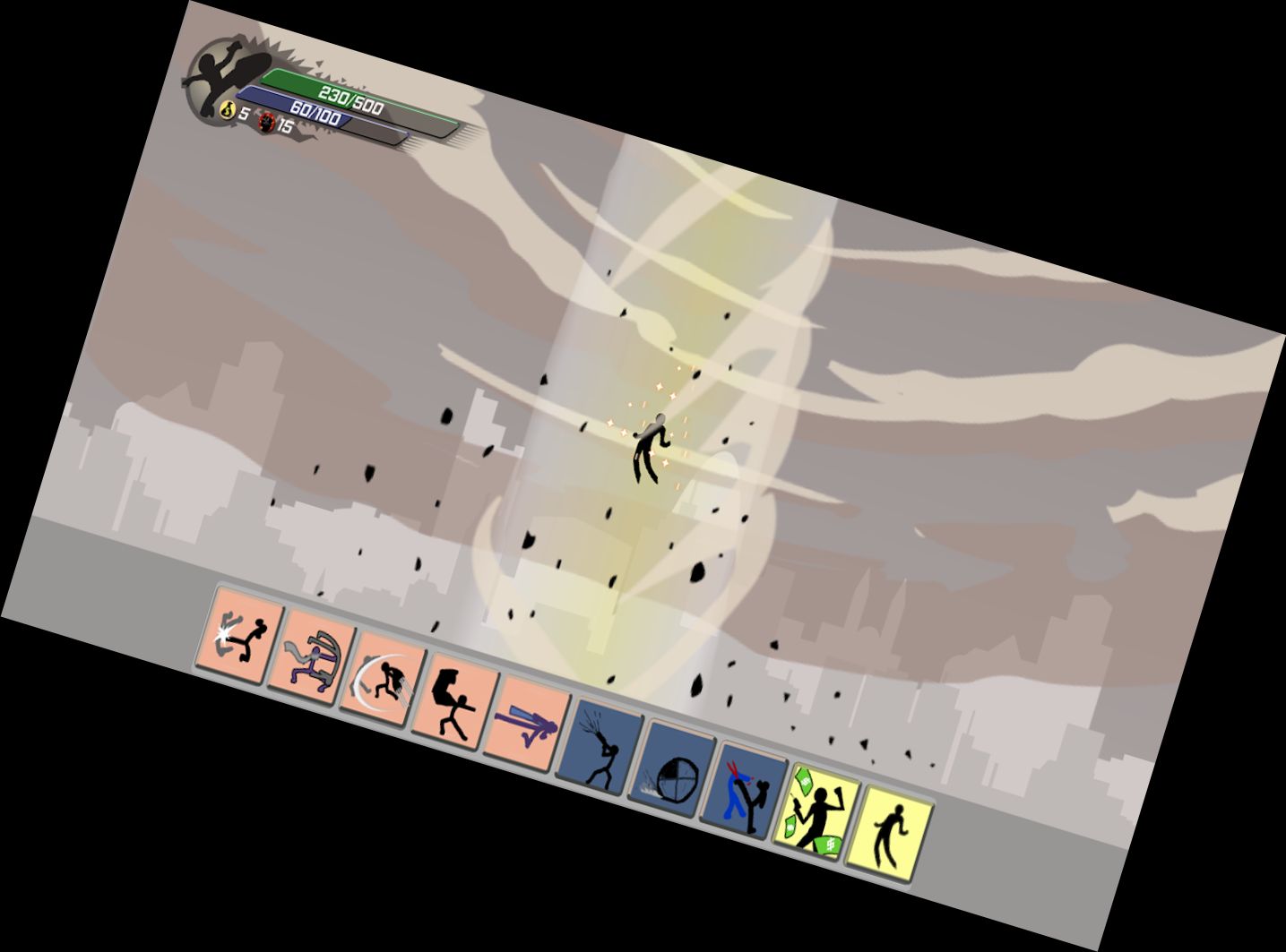 Stickman Epischer Kampf