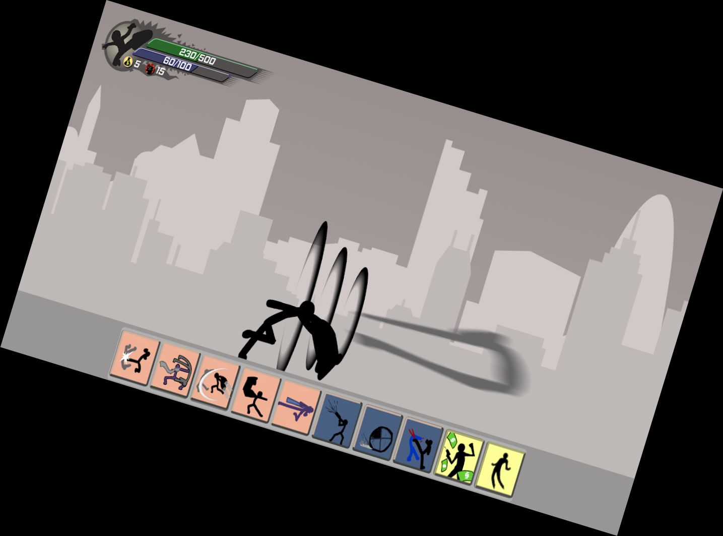 Stickman Epischer Kampf