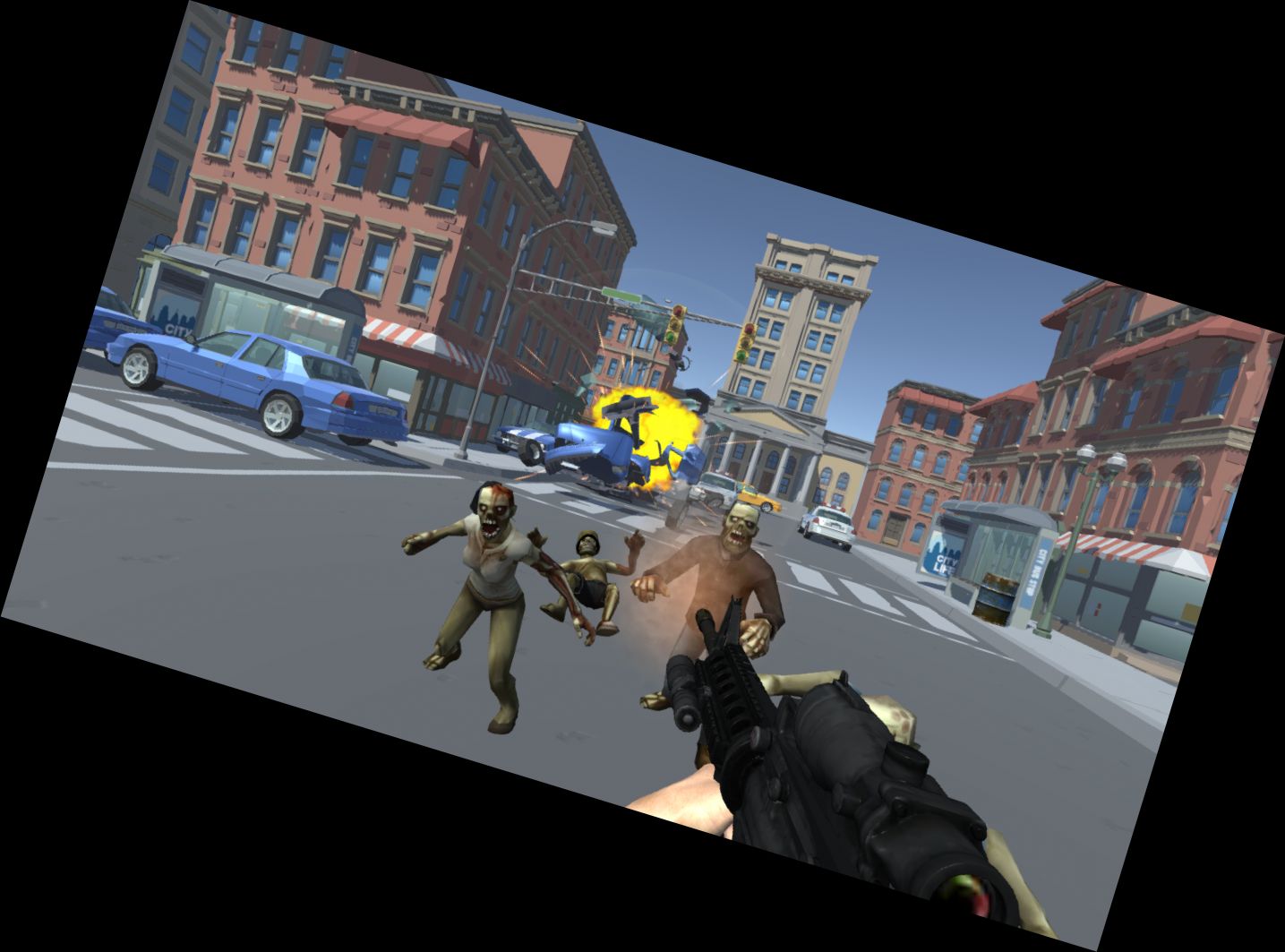 3D Zombie Shooter Offline