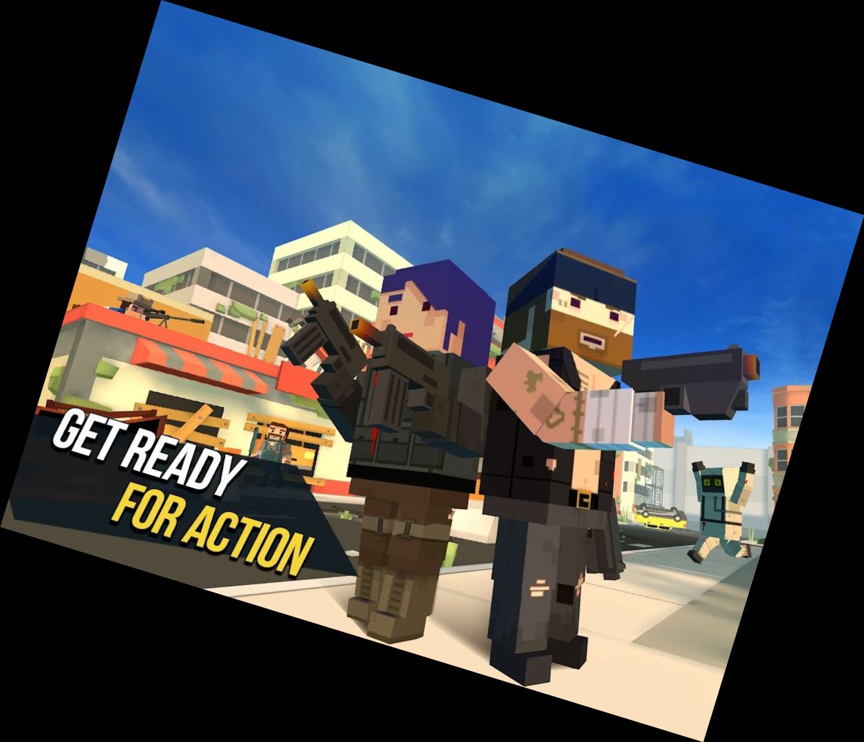 Großer Battle Royale: Pixel FPS