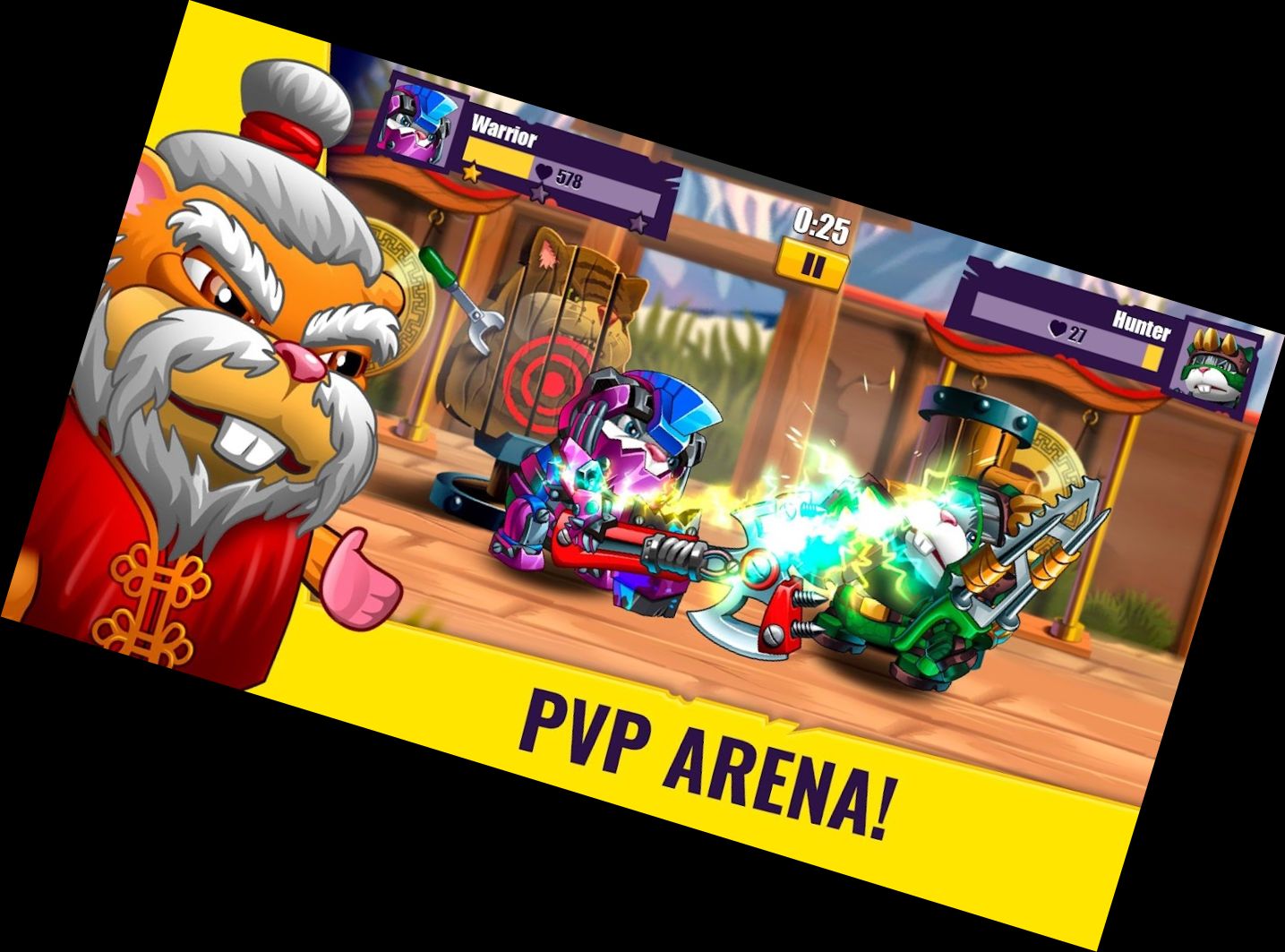 Hamster im PvP-Kampf um die Freiheit