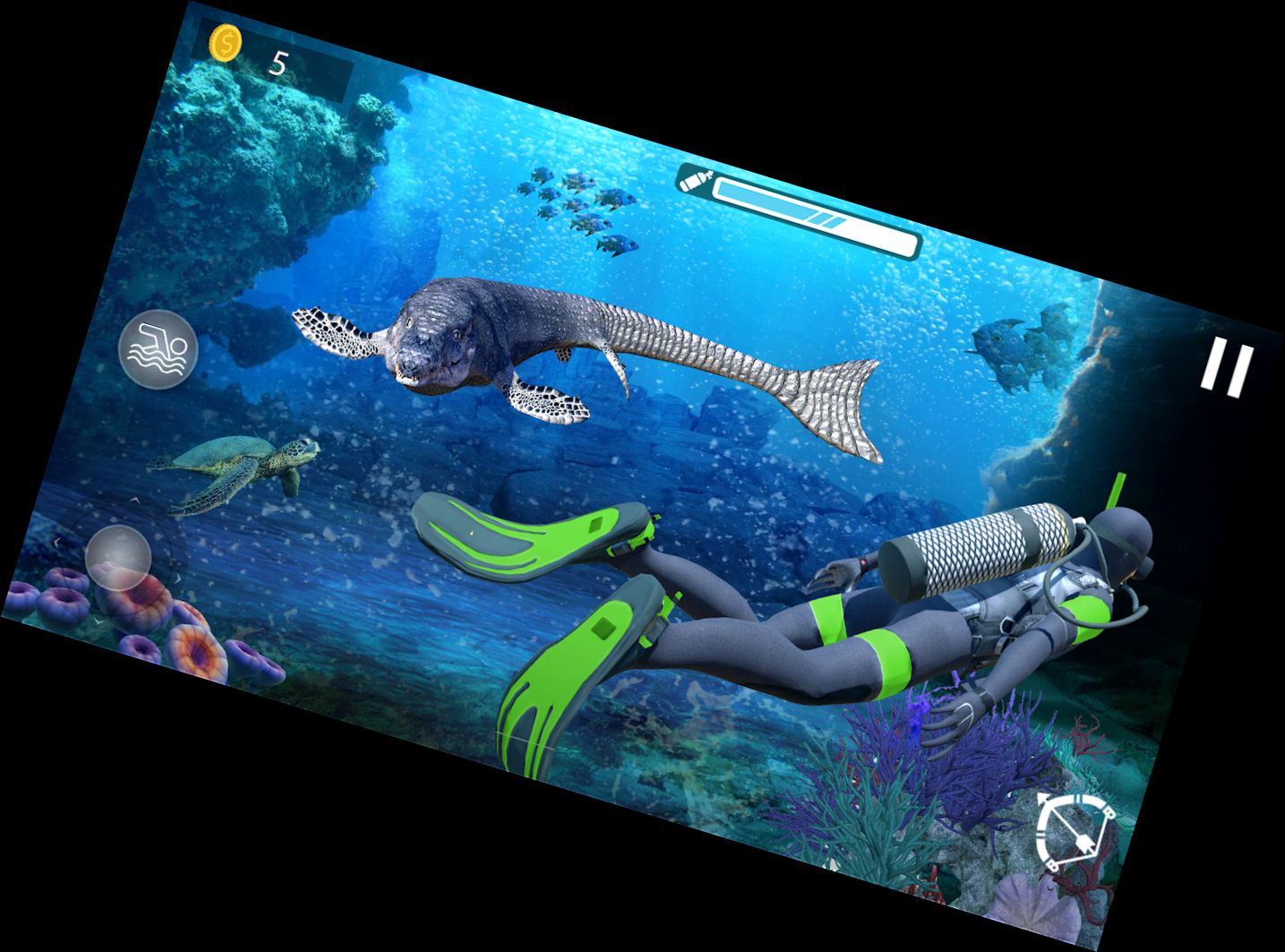 Tiefsee-Dinosaurier-Jagd