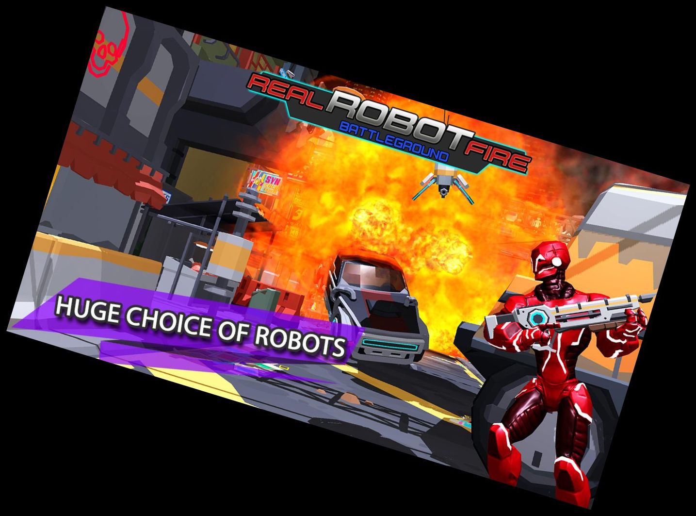 Juego de Robot de Guerra: Tirador de Bat