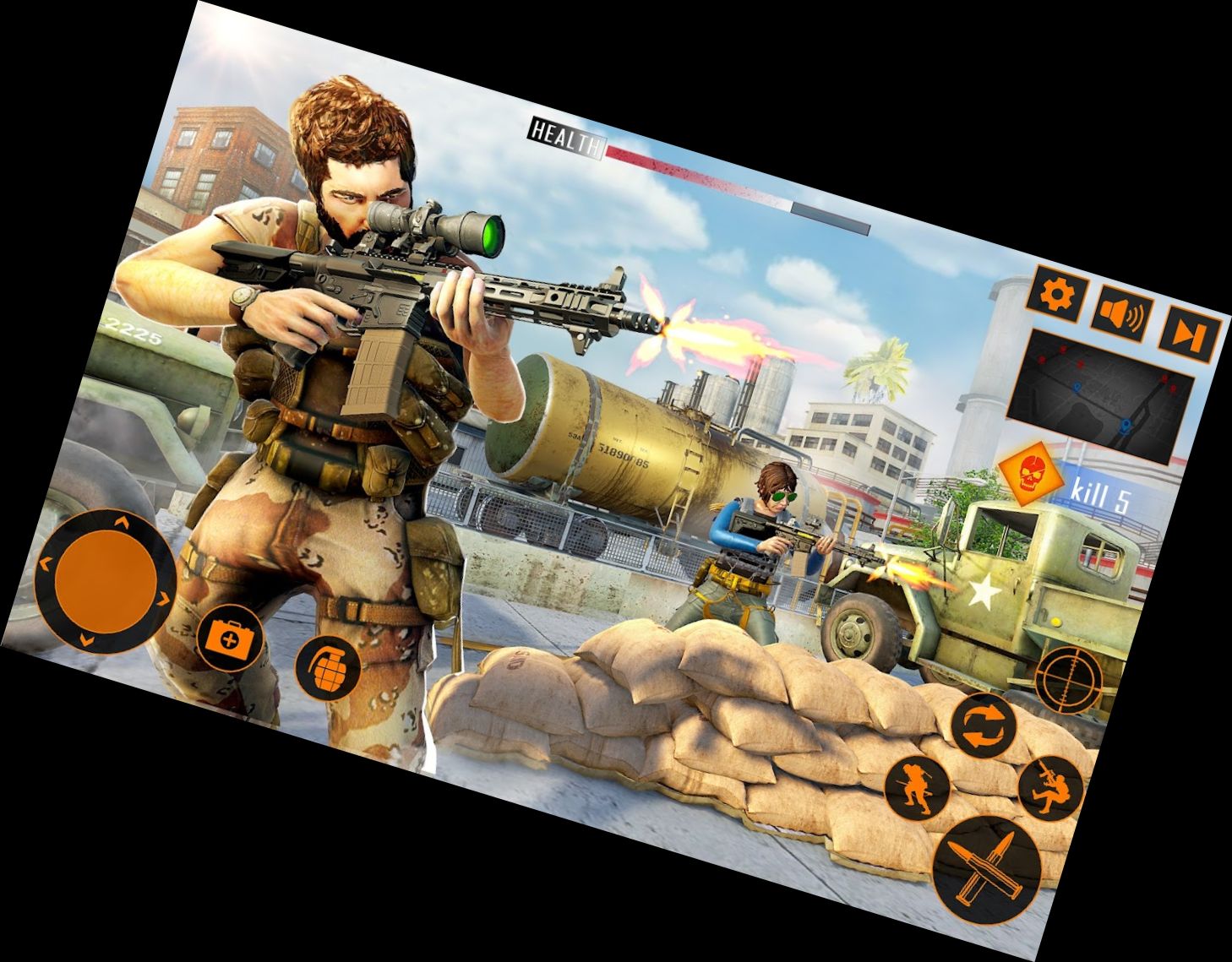 Игра с Пистолетом FPS Командос Ст