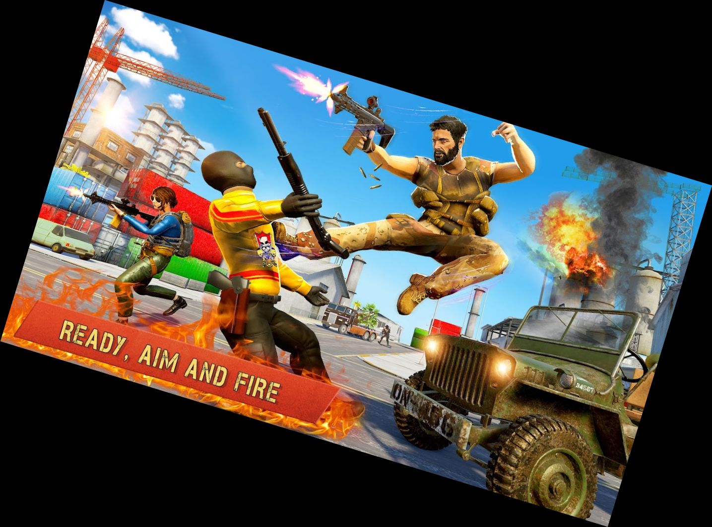 Игра с Пистолетом FPS Командос Ст