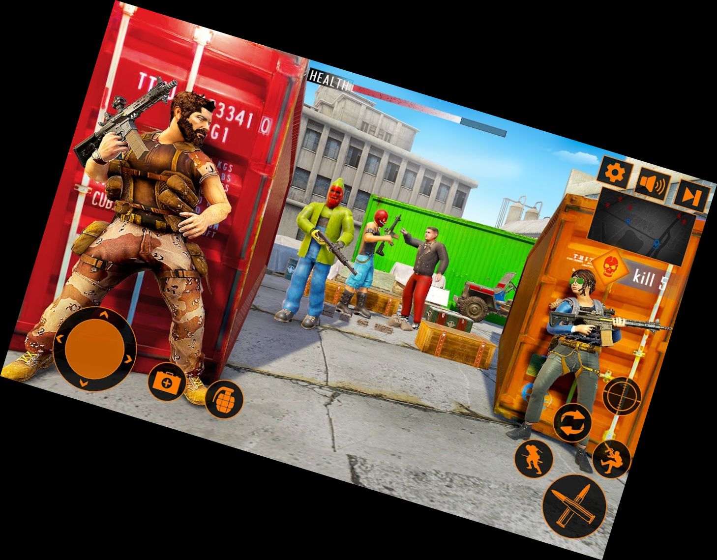 Waffenspiel FPS Kommando Schießen