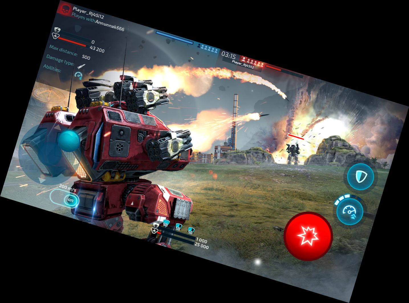 Roboterkrieg: PvP Mech Arena